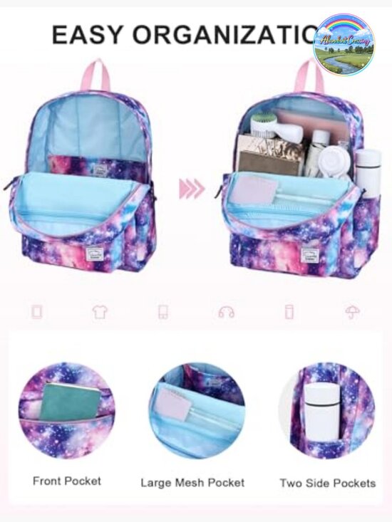 Lightweight Water Resistant School Backpack for Teens main image 4